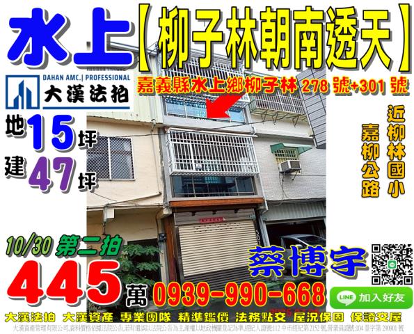 水上法拍屋柳子林透天